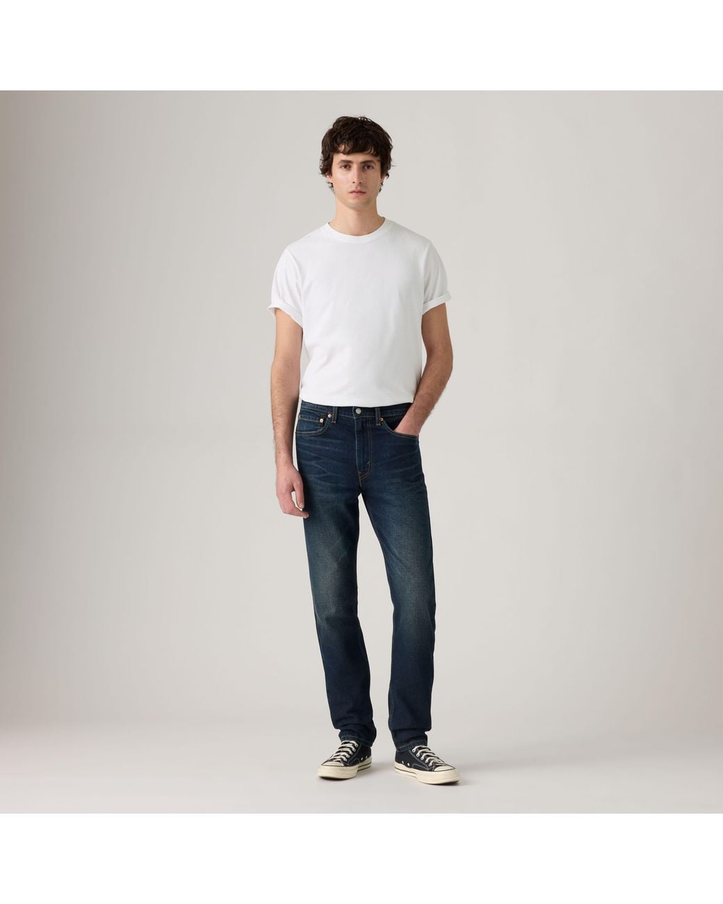 Levi's Black 515 Slim Taper Jeans for men