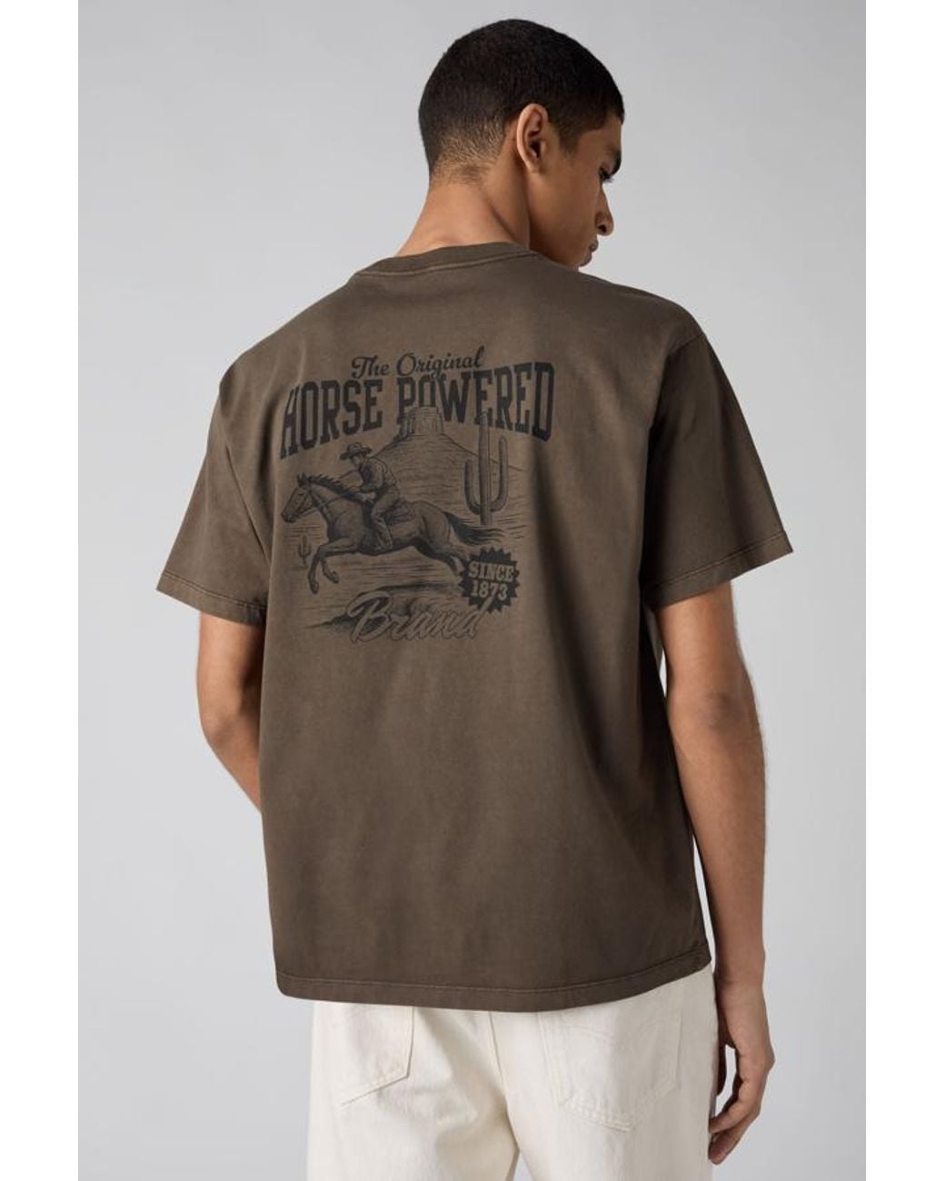 Levi's Brown Graphic Vintage Fit Tee for men