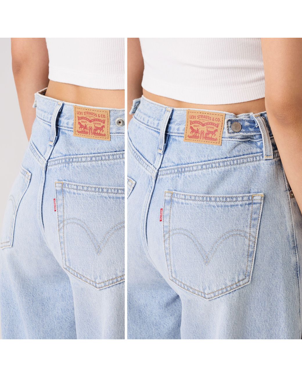 Jeans Barrel Con Cincha Levi's de color Blue
