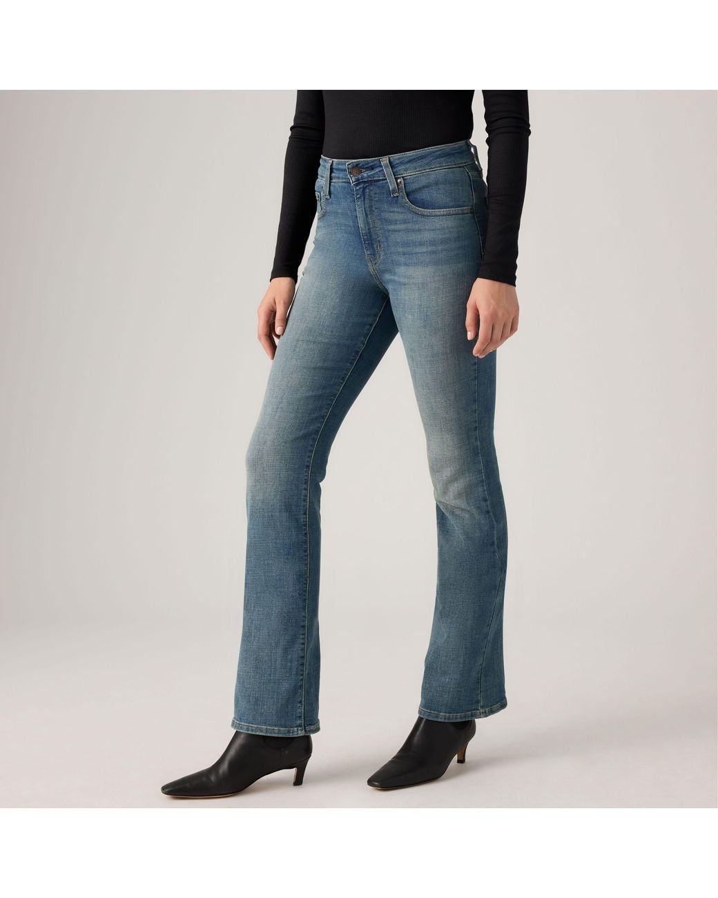 Levi's Blue 725 High Rise Bootcut Jeans