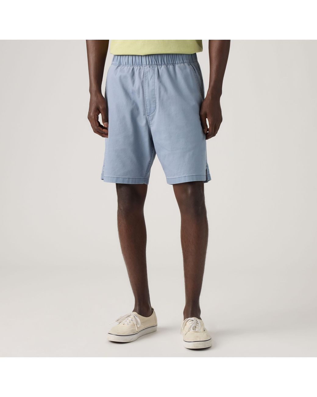 Levi's Blue Boxer Cotton Linen Shorts for men