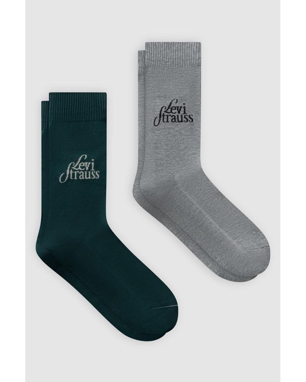 Levi's Multicolor Regular Cut Logo Socks 2 Pack