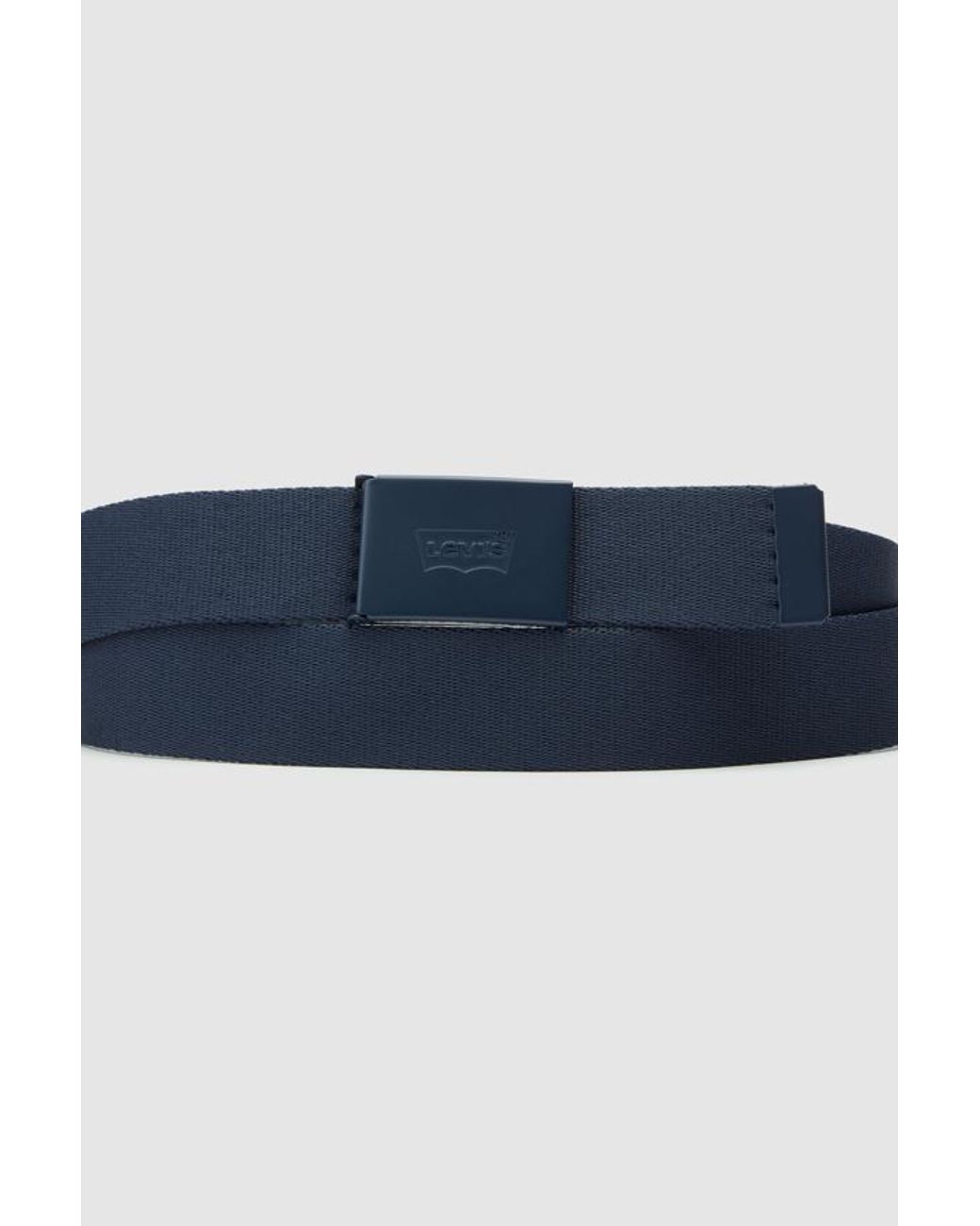 Levi's Blue Tonal Batwing Web Belt for men