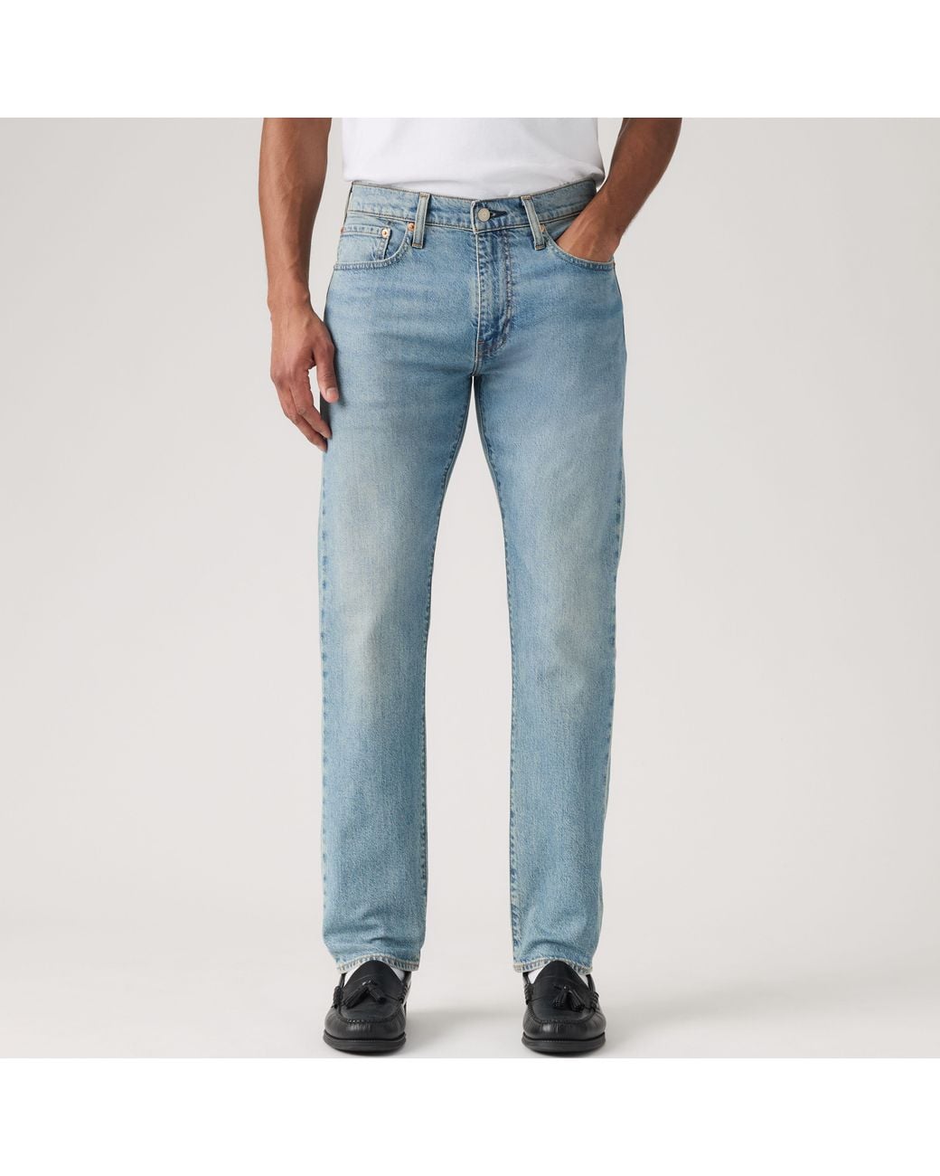 Levi's Blue 502 Taper Jeans for men