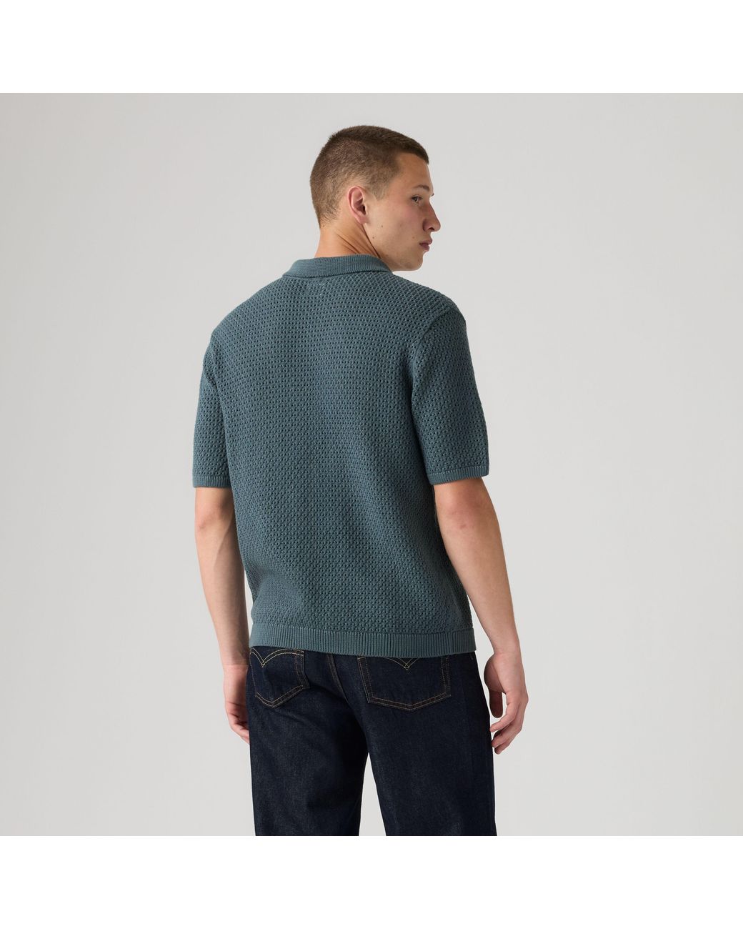 Polo Dillon Open Collar Levi's de hombre de color Blue