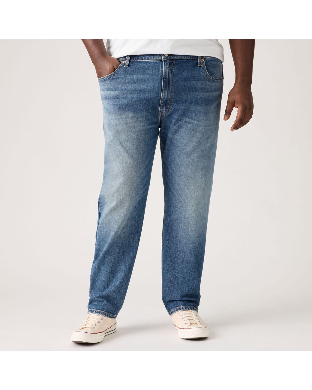 Levi's Blue 502 Taper Jeans (Big & Tall) for men