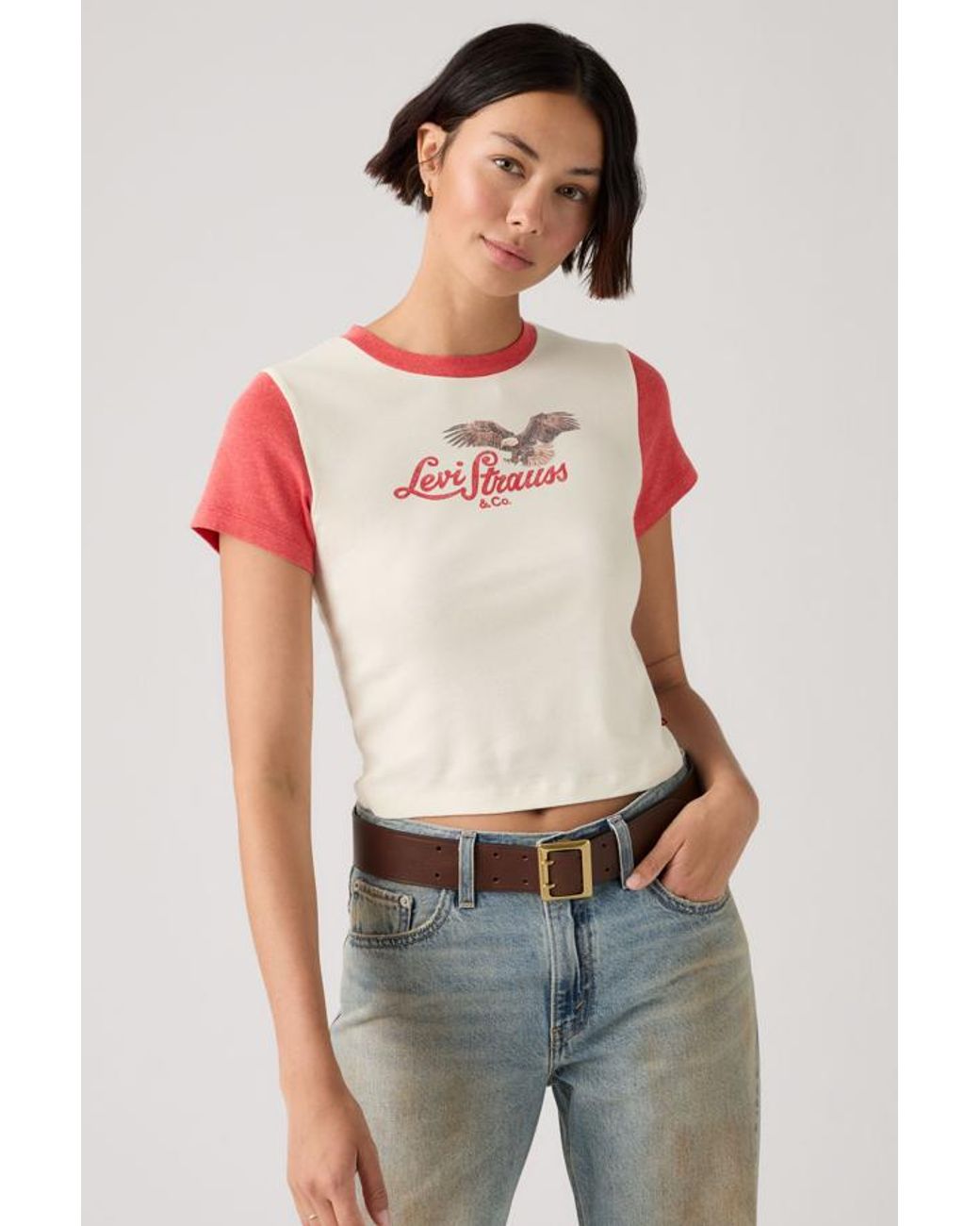 Levi's Red Graphic Essential Sporty Tee