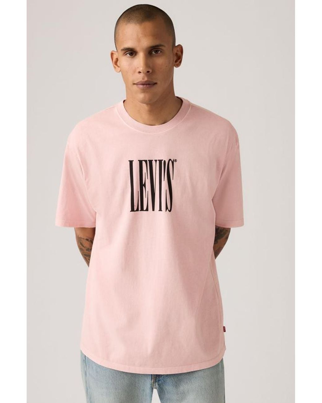 Levi's Pink Graphic Vintage Fit Tee for men