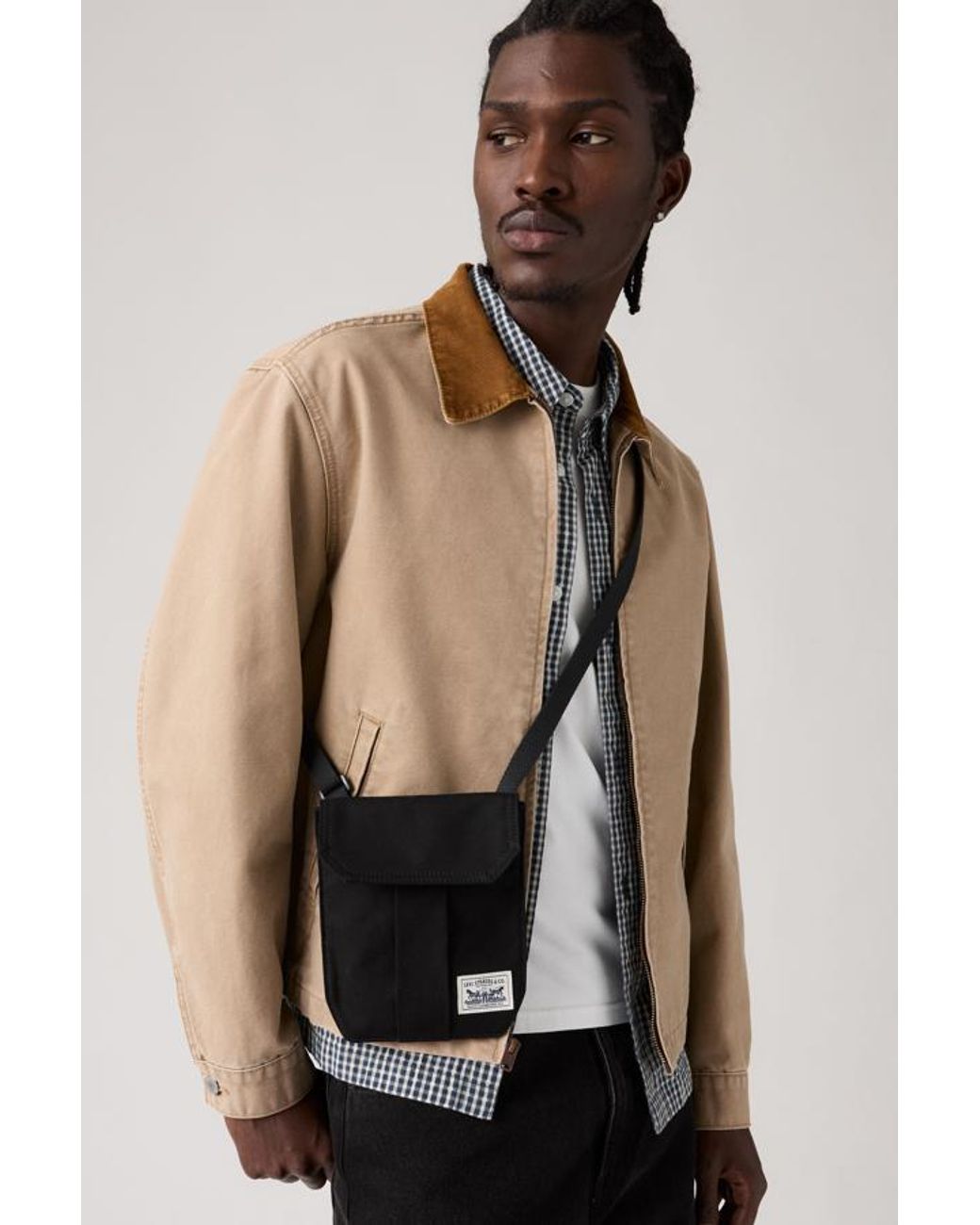 Levi's Black Duboce Crossbody Pouch for men