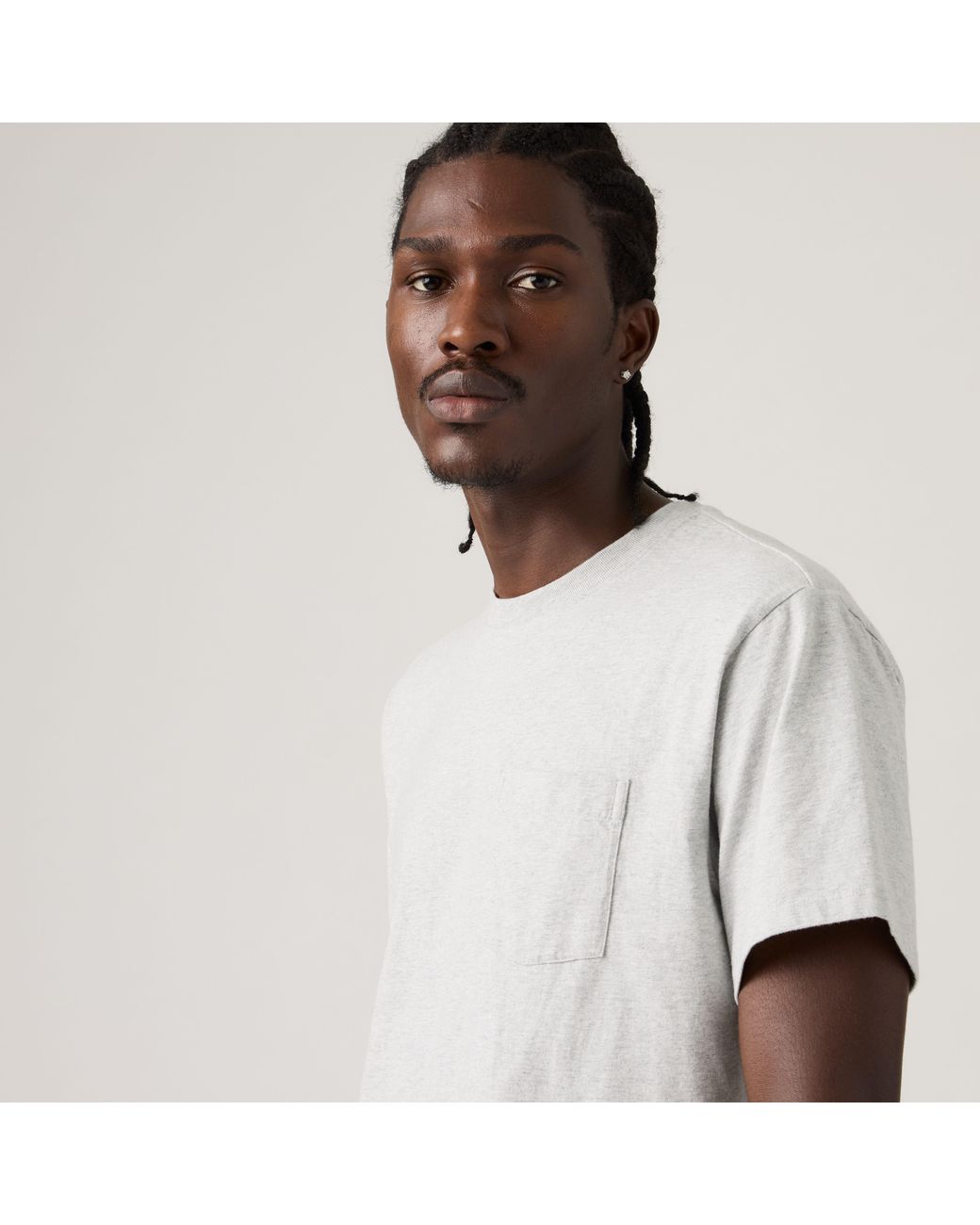 Levi's White Essential Pocket Tee for men