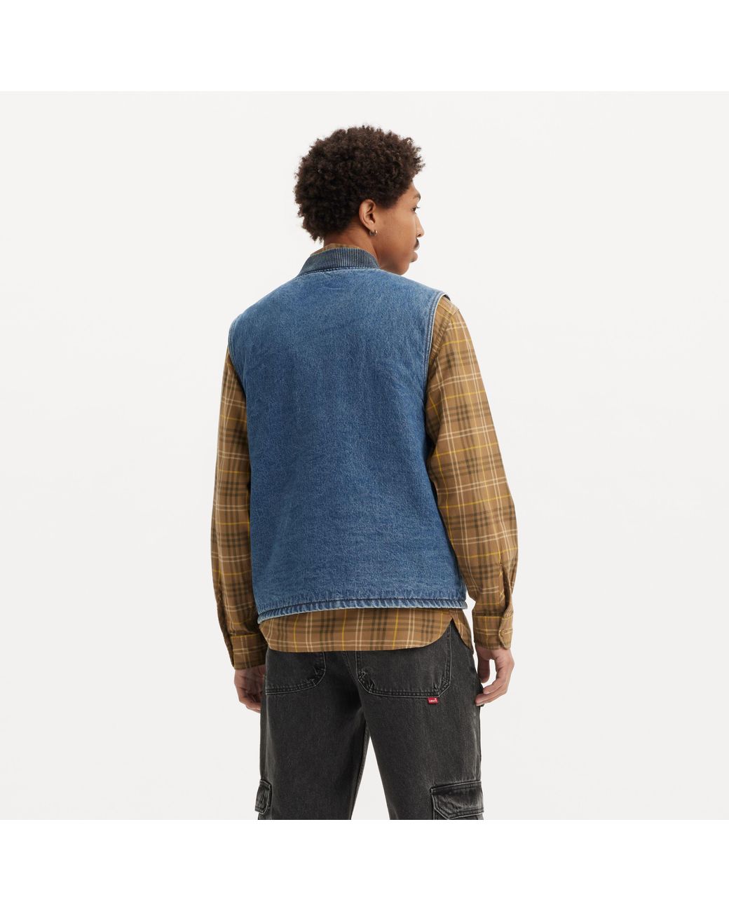 Levi's Sansome Vest in het Blue voor heren