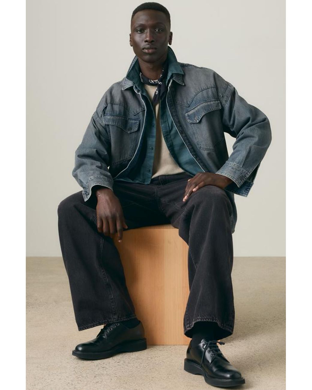 Levi's Gray Lenox Western Overshirt for men