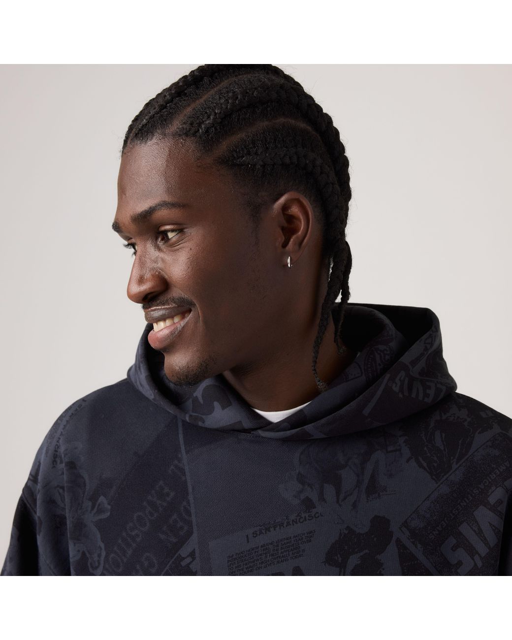 Levi's Blue Sunset Graphic Hoodie for men