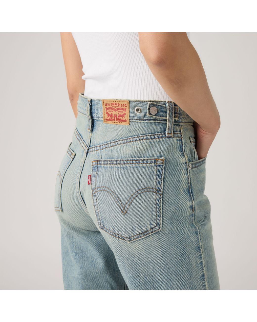 Levi's Cinch Flare Jeans in het Red