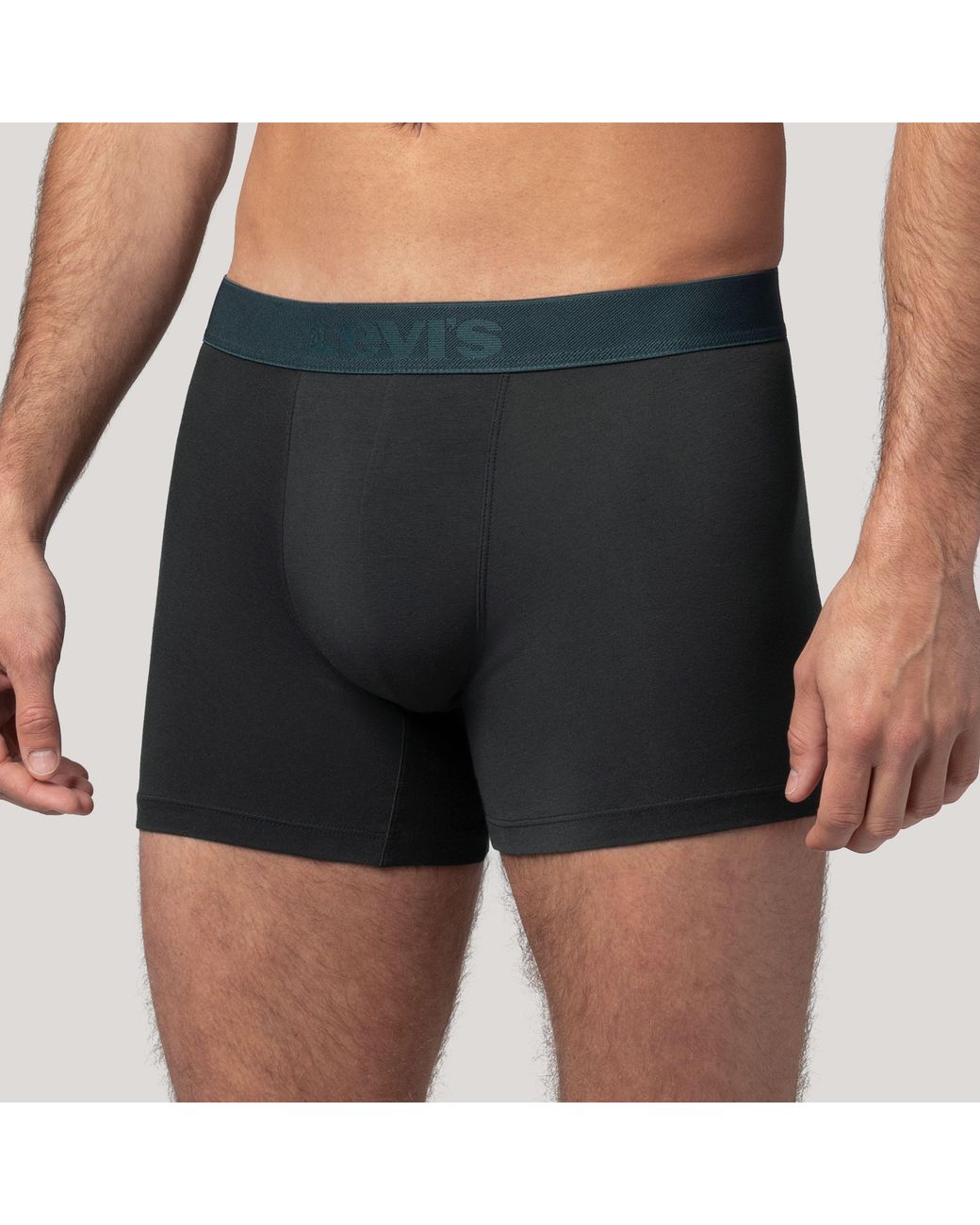 Twill Boxer Brief 2 Pack Levi's de hombre de color Green