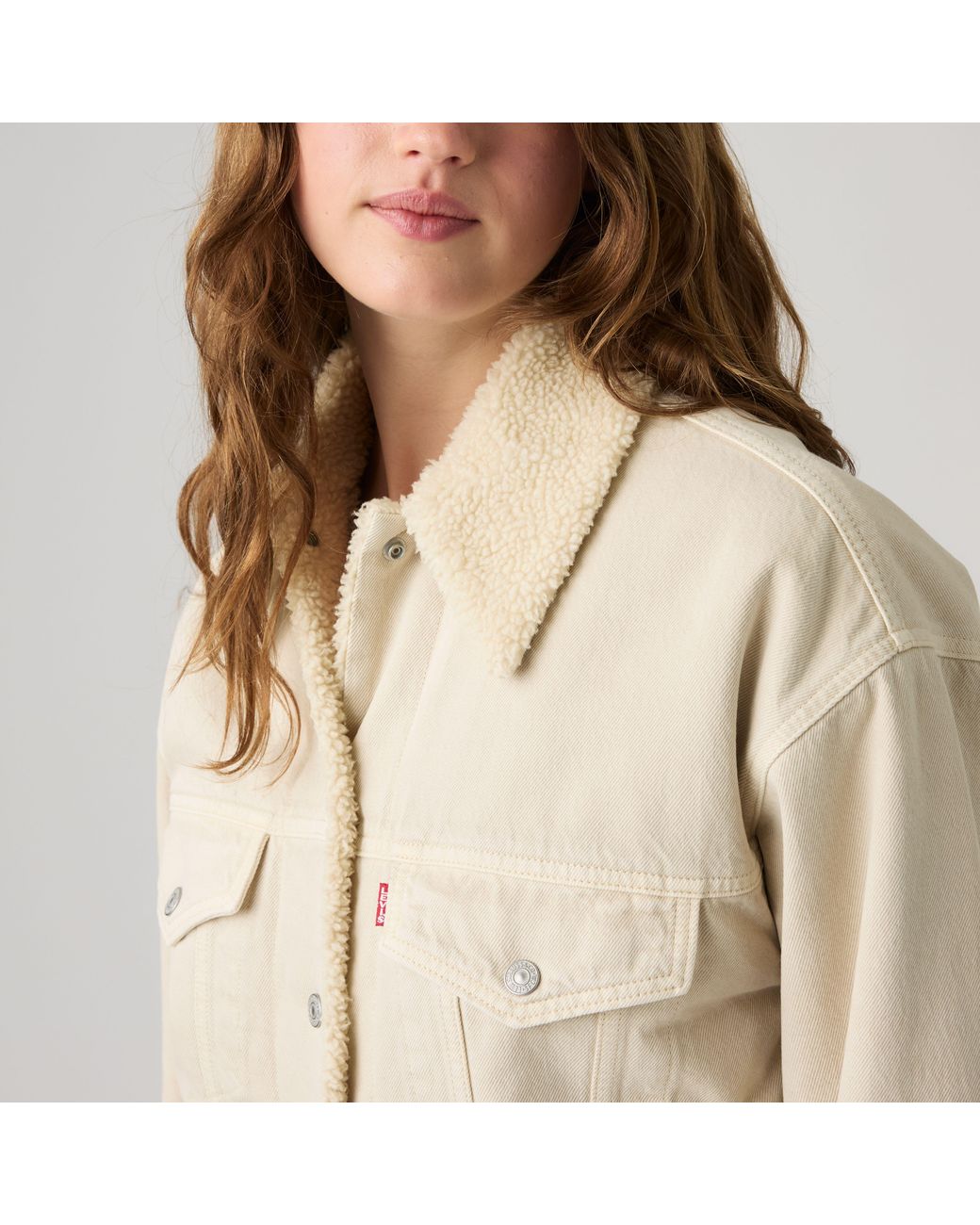 Levi's Natural '90S Sherpa Trucker Jacket