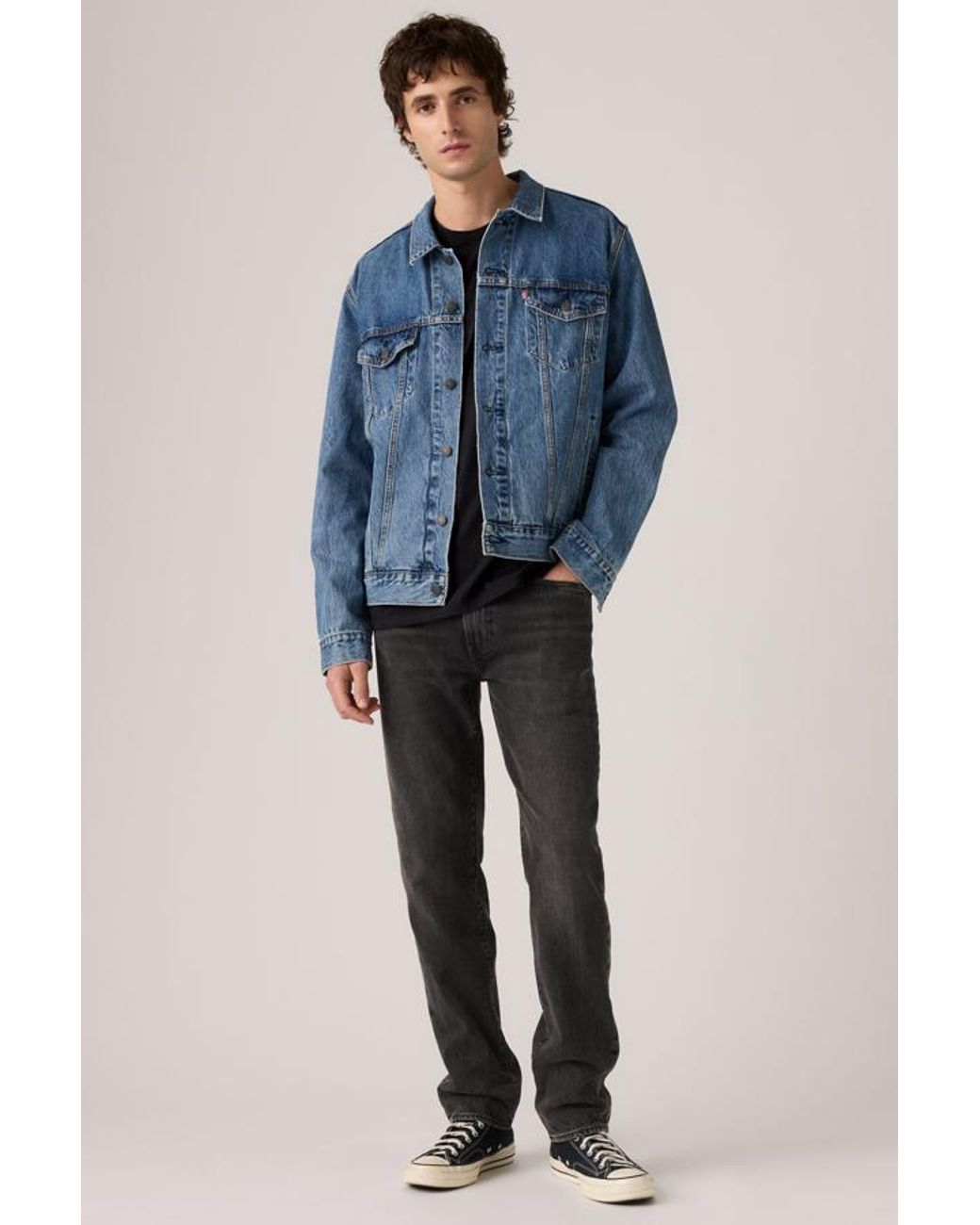 Levi's Blue 502 Taper Jeans for men