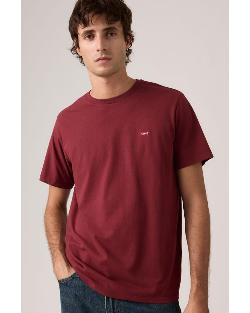 Levi's Red Classic Housemark Tee for men