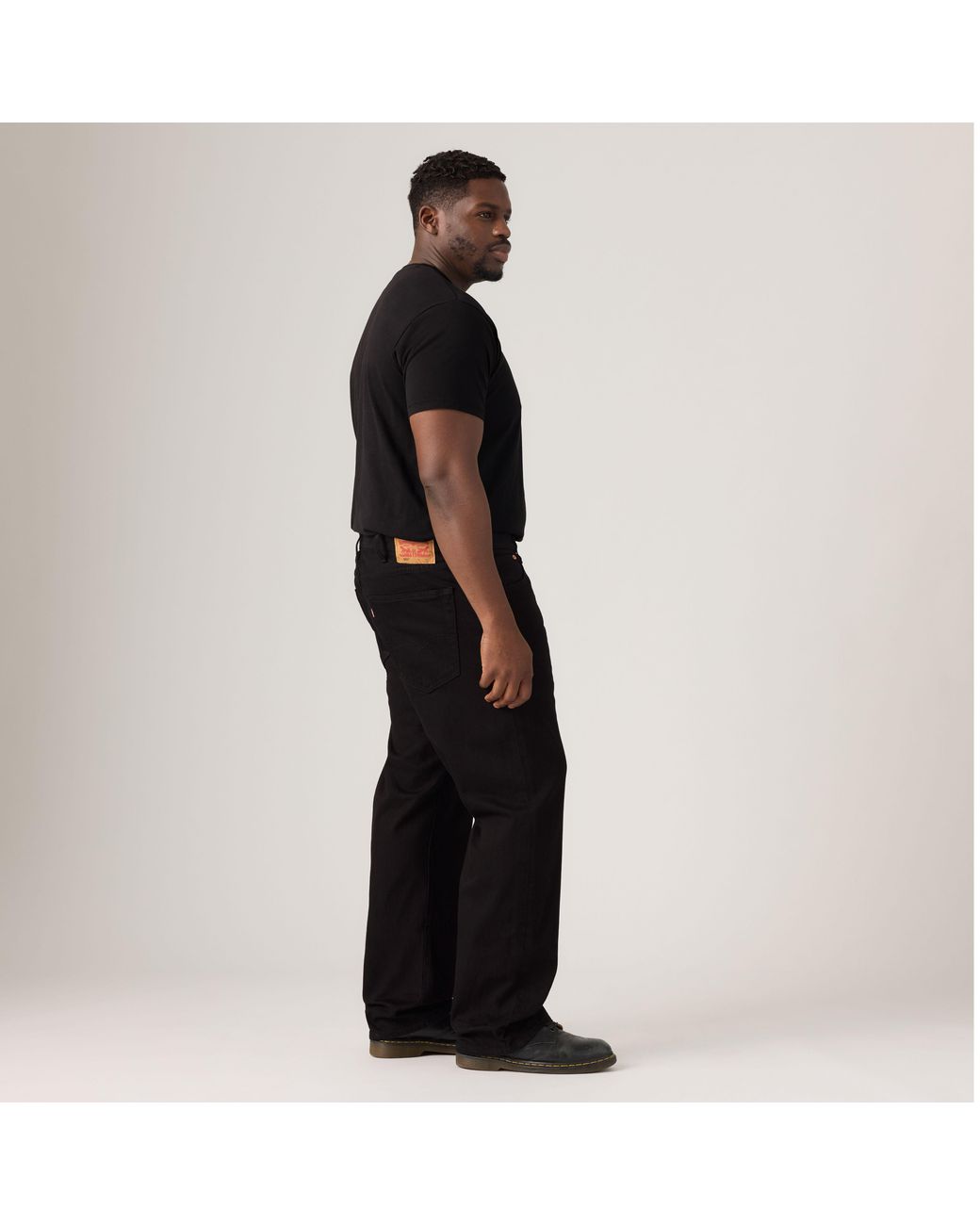 501 Original Jeans (Talla Grande) Levi's de hombre de color Black