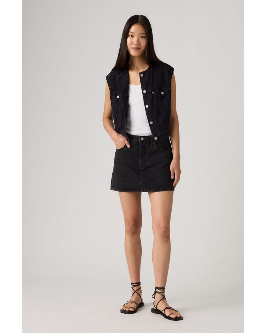Levi's Black Icon Skirt