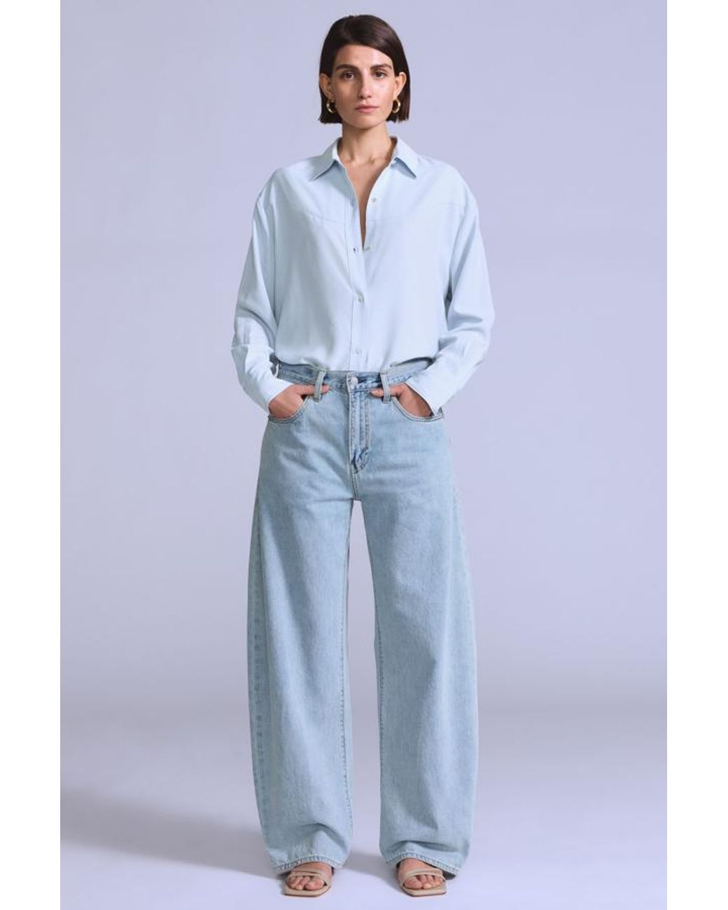 Drop Barrel Jeans Levi's de color Blue