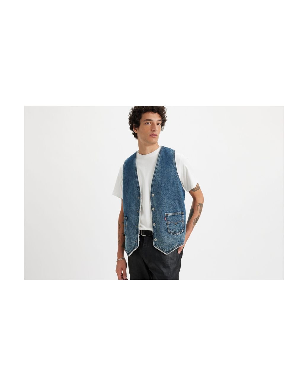 Levis sherpa vest sales