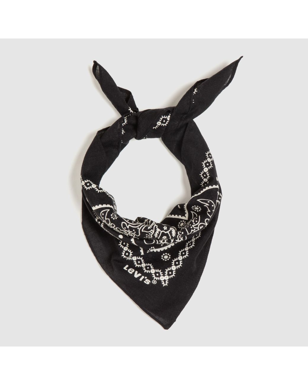 Levi's Black Paisley Bandana for men