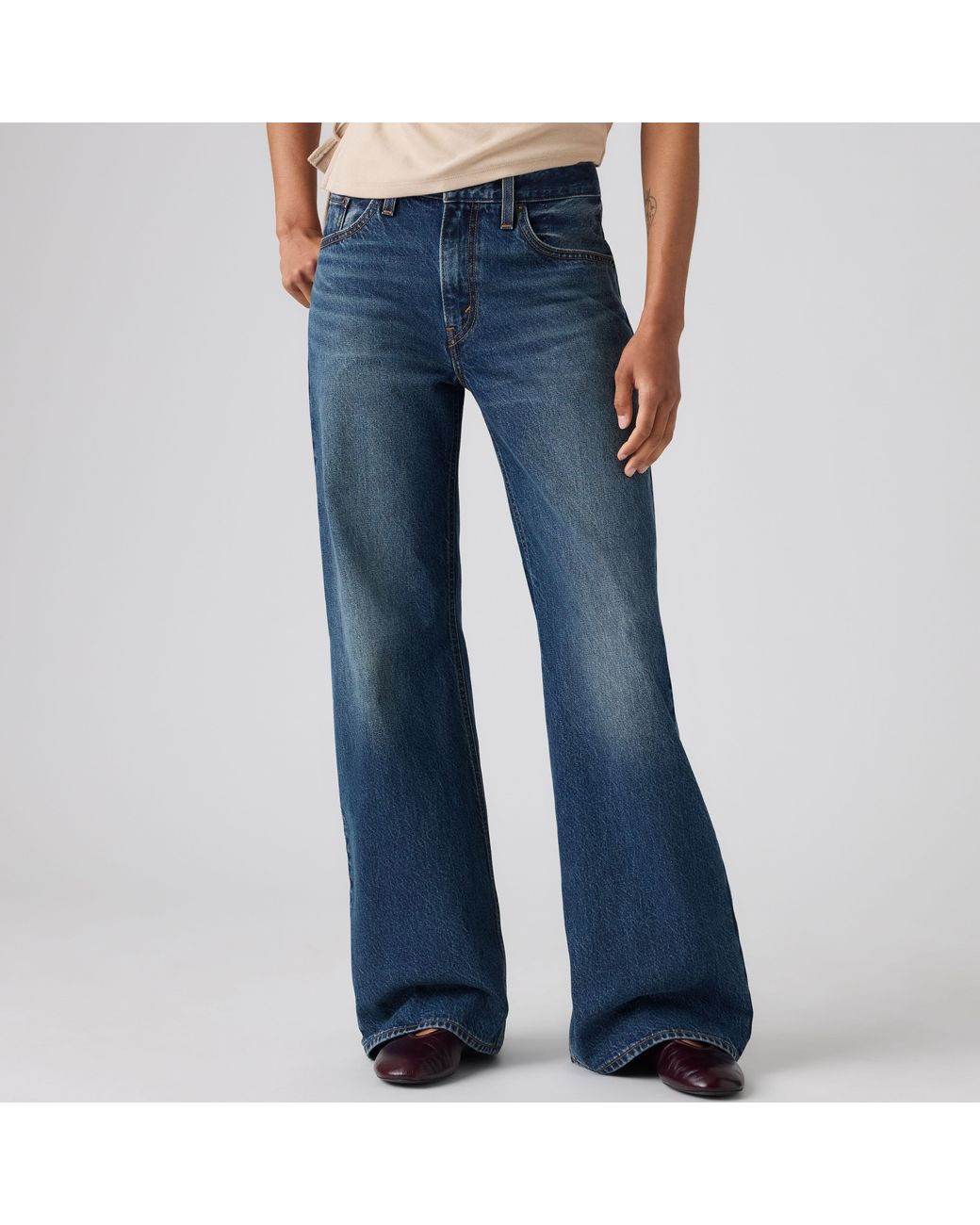 Levi's Blue Loose Boot Jeans