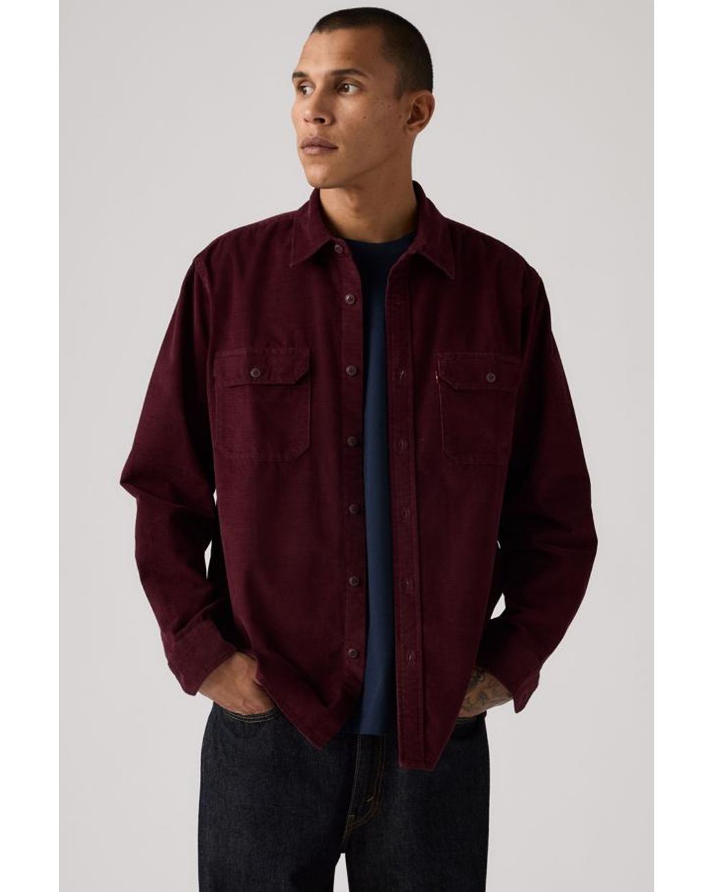 Sobrecamisa De Trabajo Jackson De Pana Levi's de hombre de color Red