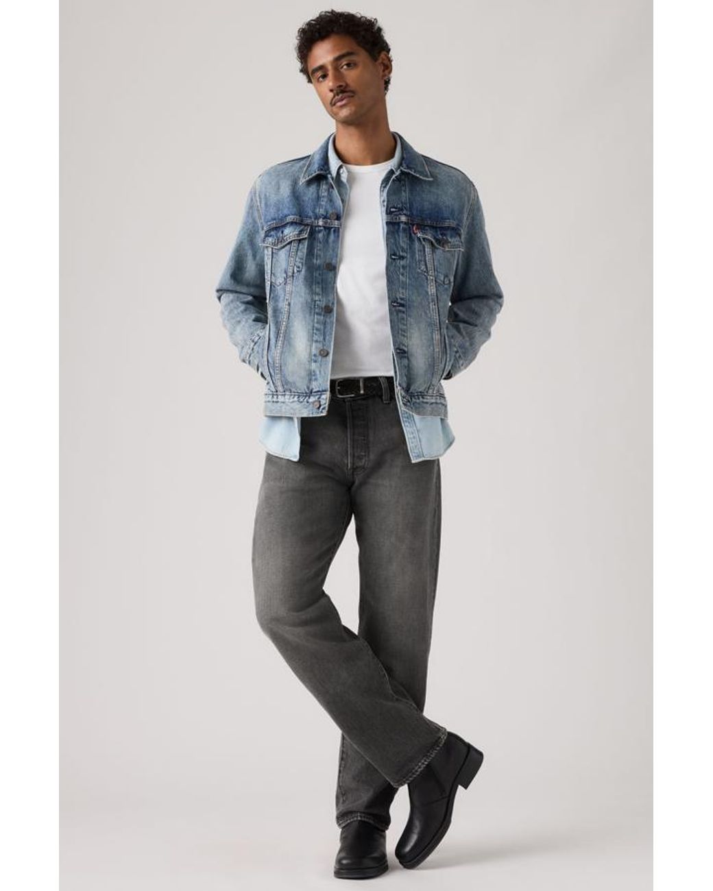 Levi's Blue 501 Relaxed Jeans for men