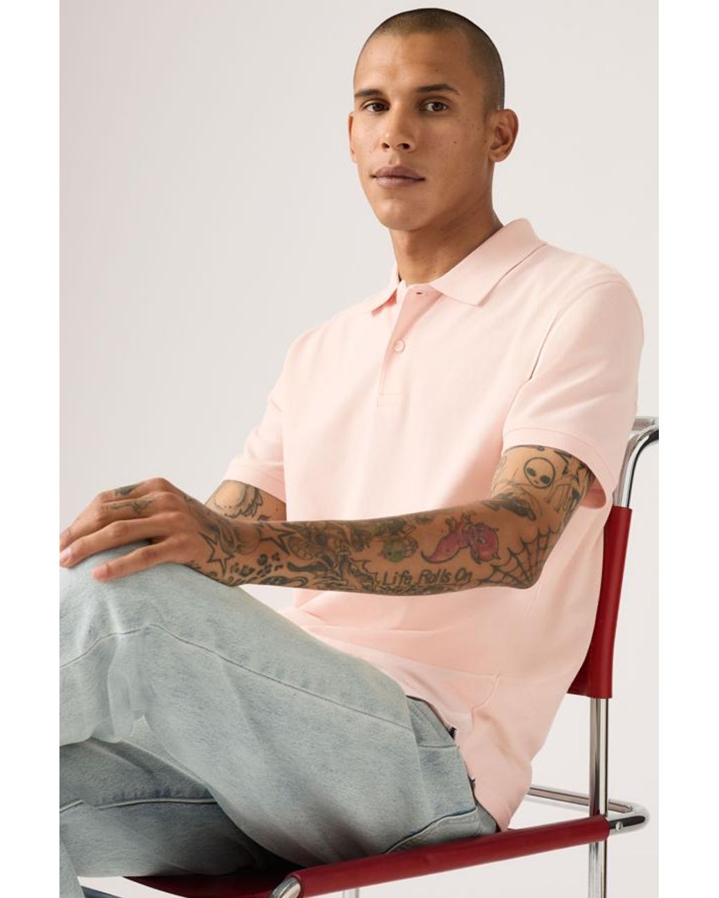 Levi's Gray Original Polo for men