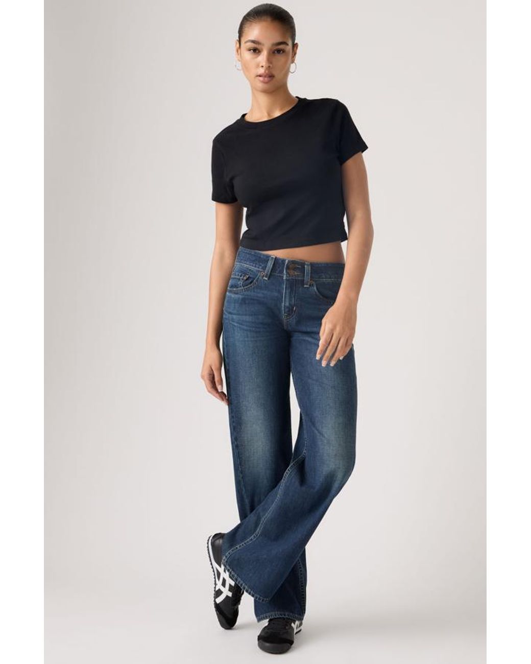 Levi's Superlow Loose Lightweight Jeans in het Blue