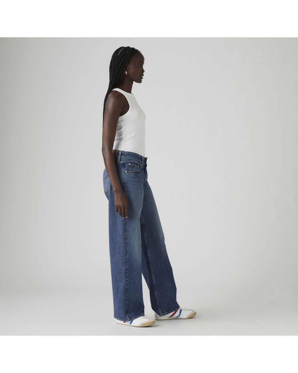 Levi's Superlow Loose Jeans in het Blue