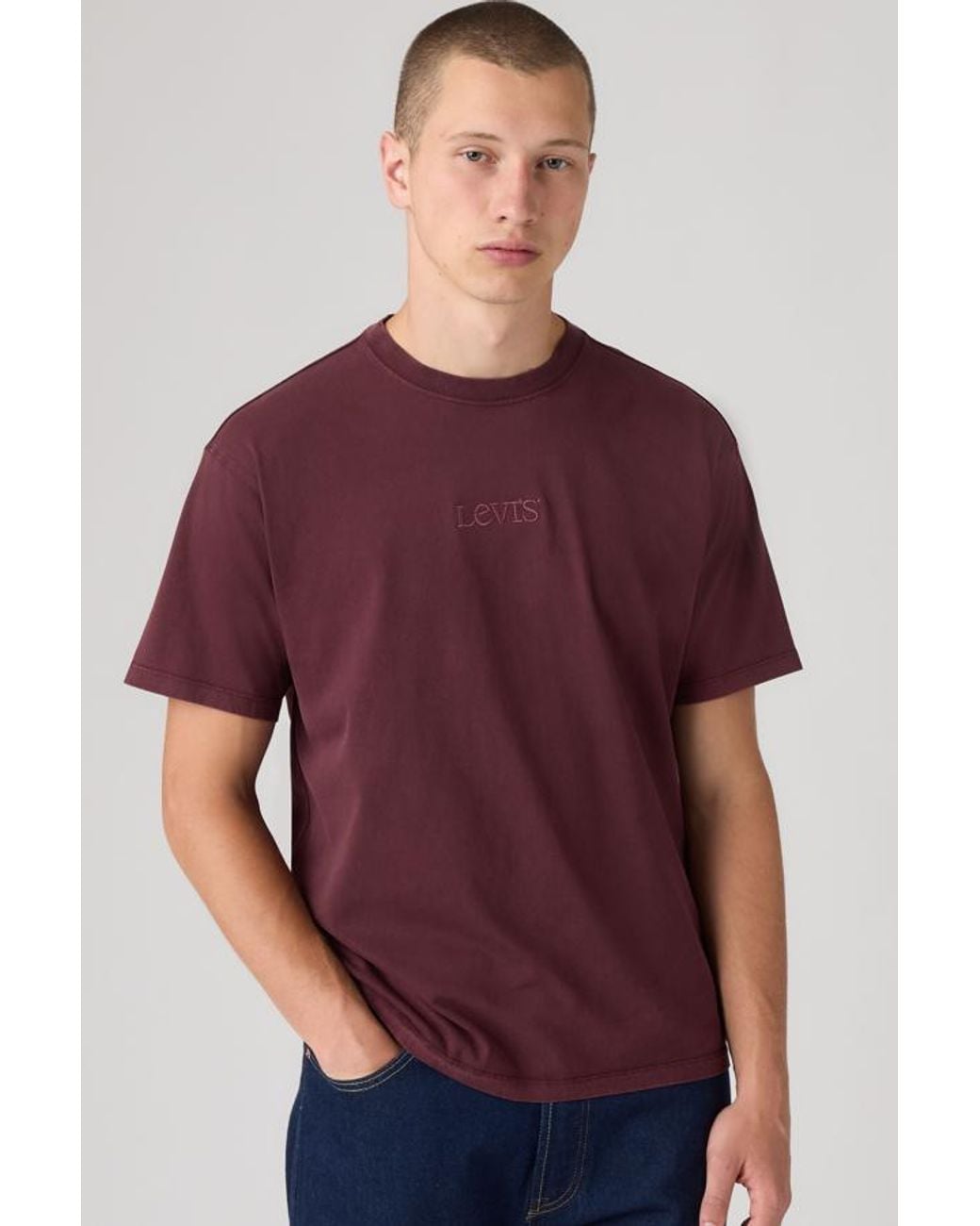 Levi's Red Graphic Vintage Fit Tee for men