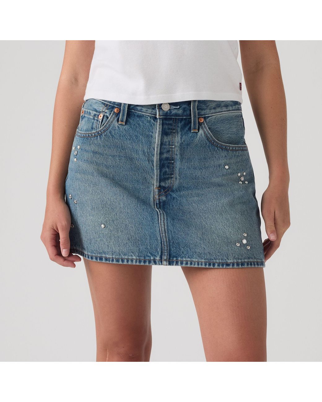 Levi's Blue Icon Skirt
