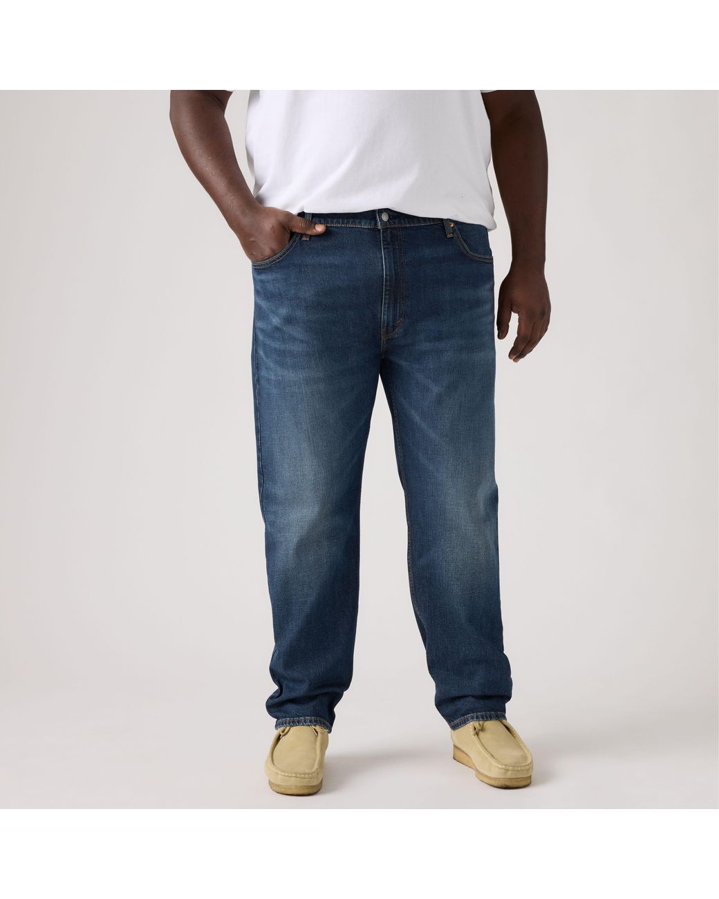Levi's Blue 502 Taper Jeans (Big & Tall) for men