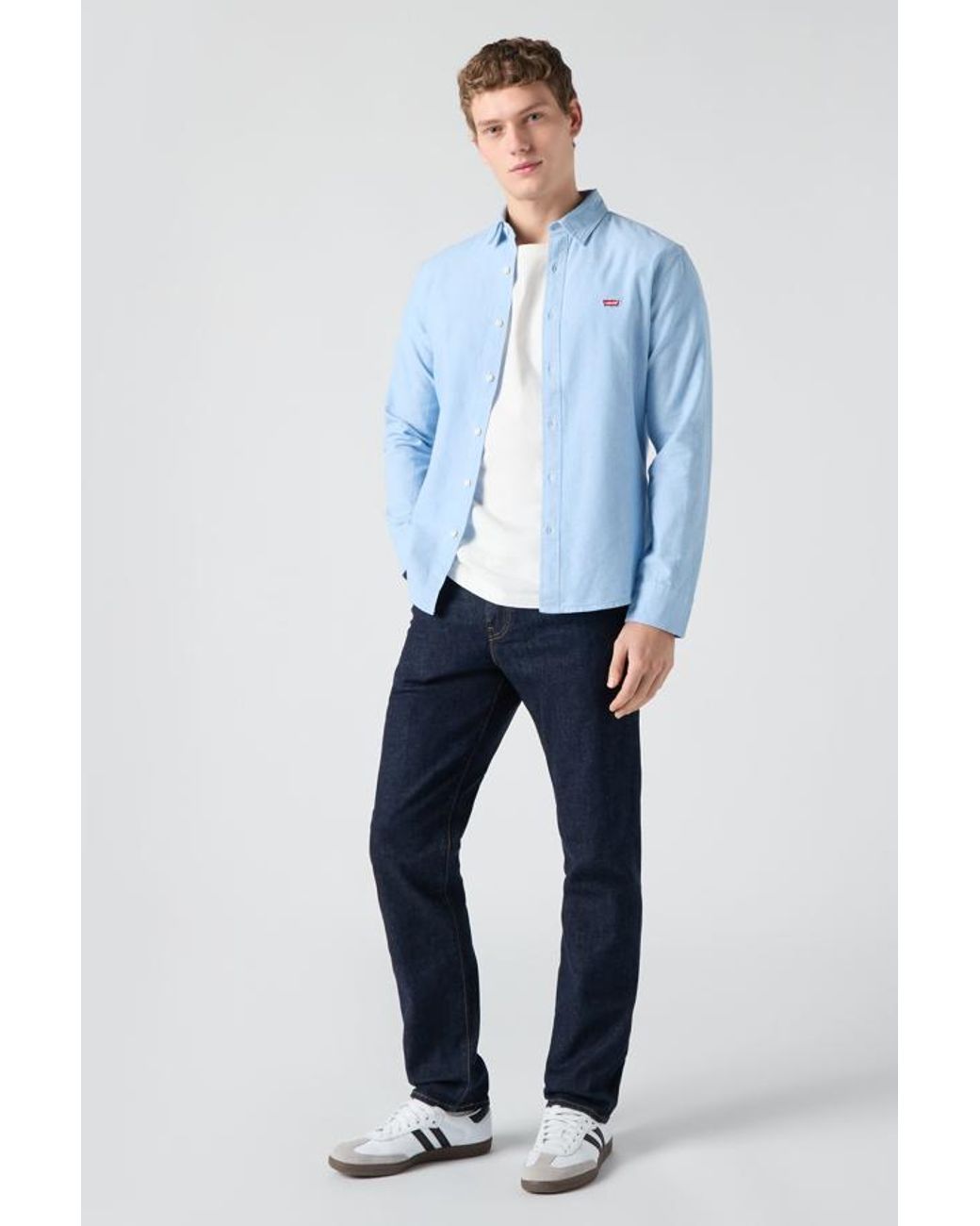 Levi's Blue 502 Taper Jeans for men