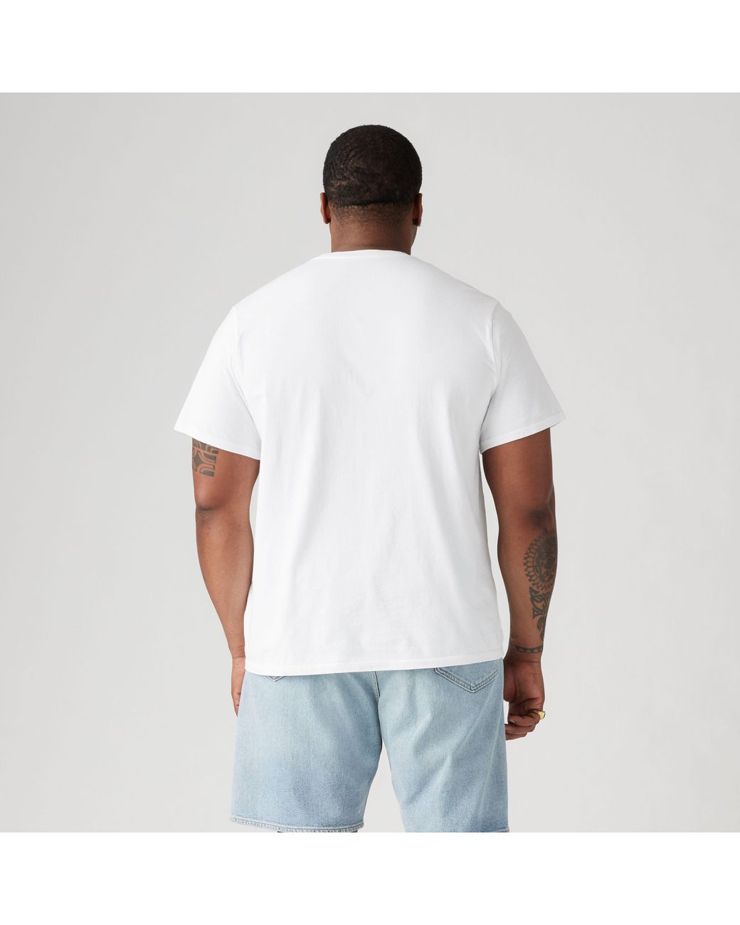 T Shirt Original Housemark (Grandes Tailles) Levi's pour homme en coloris White