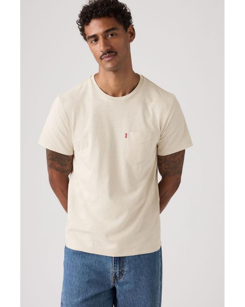 Levi's White Classic Pocket Tee for men