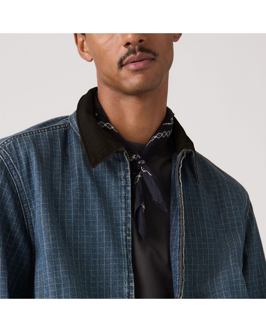 Levi's Blue Mechanics Full Zip Jacket for men