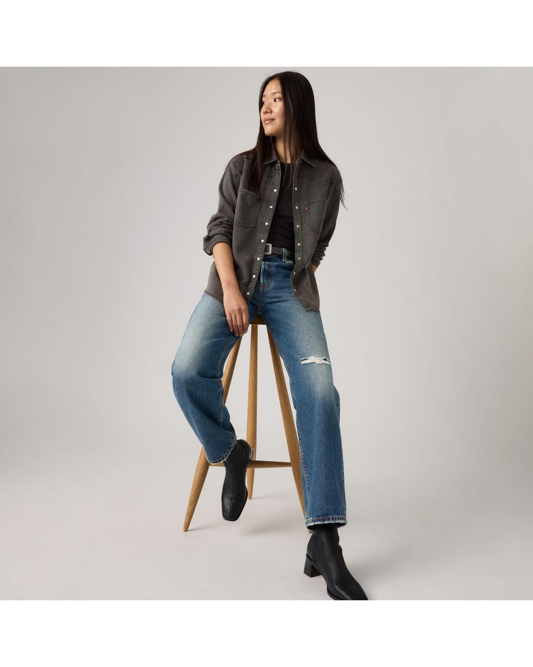 Levi's Black Teodora Western Shirt
