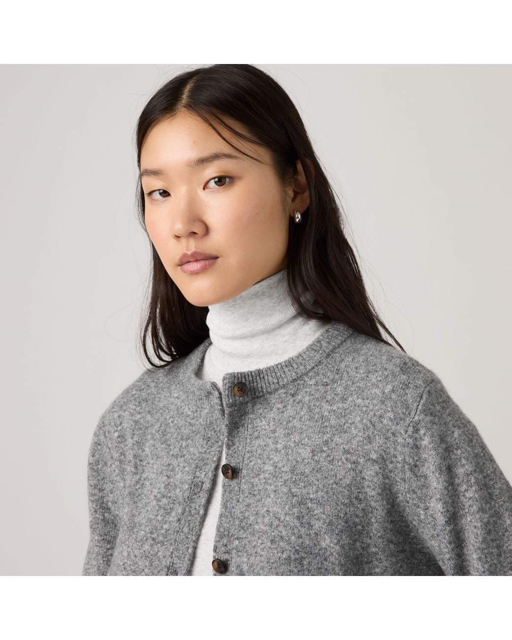 Levi's Gray Claire Cardigan