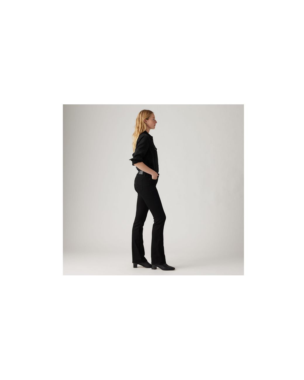 Levi's Black 315 Shaping Bootcut Jeans
