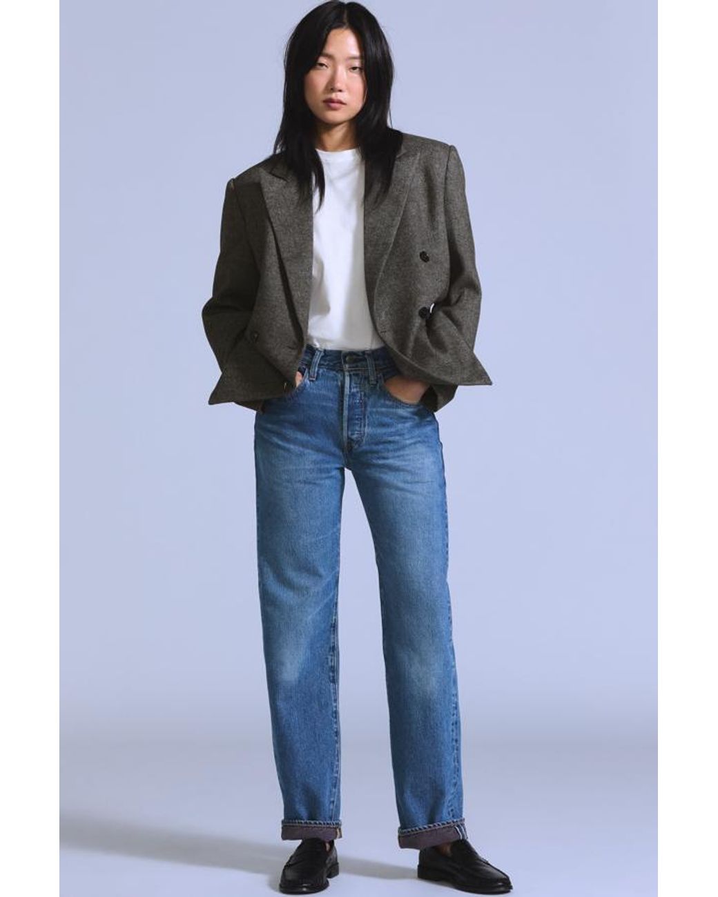 Levi's Blue '70S 501 Jeans