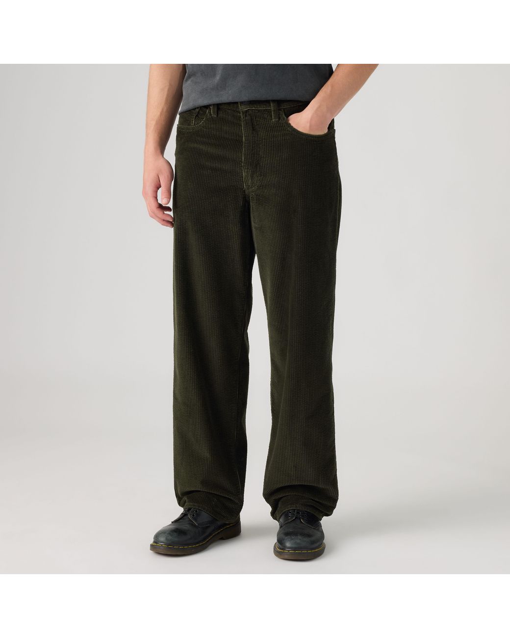 Levi's Black 578 Baggy Corduroy Pants for men