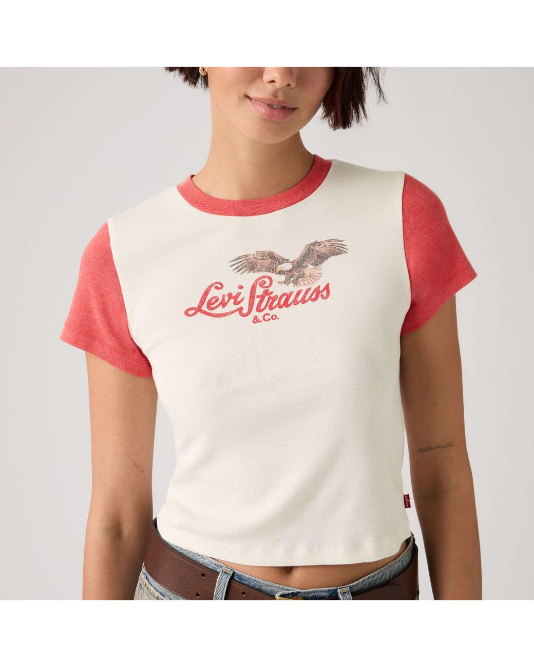 Levi's Red Graphic Essential Sporty Tee
