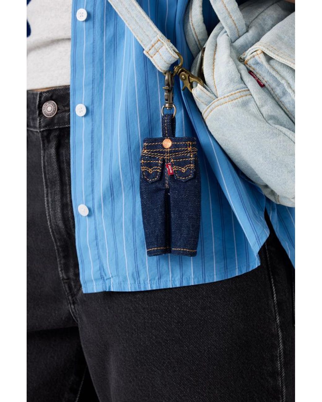 Levi's Blue Mini 501 Charm