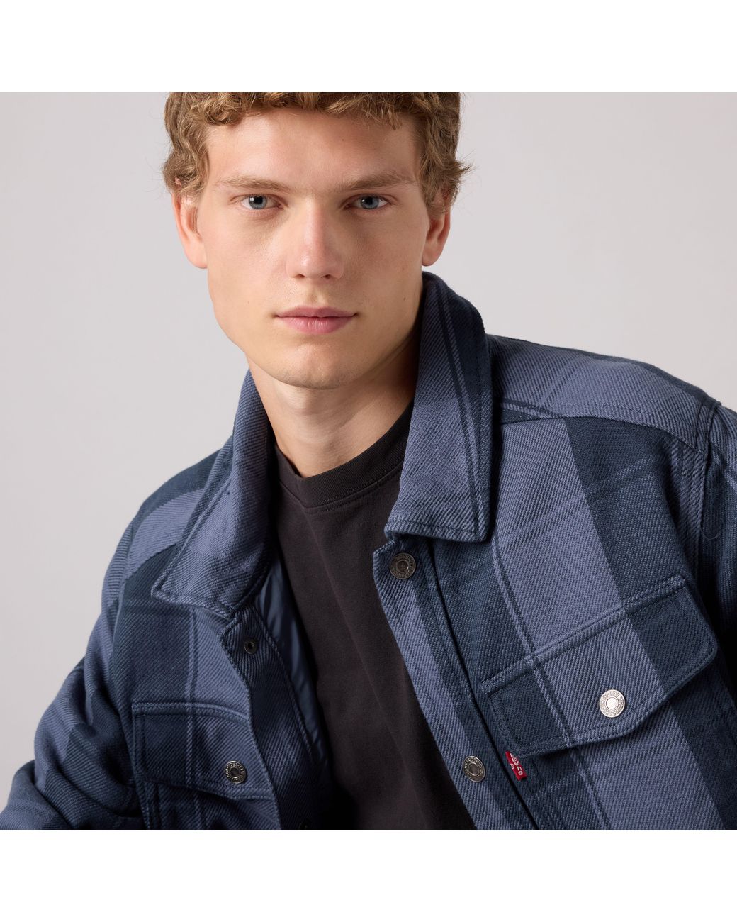 Levi's Spruce Overshirt in het Blue voor heren