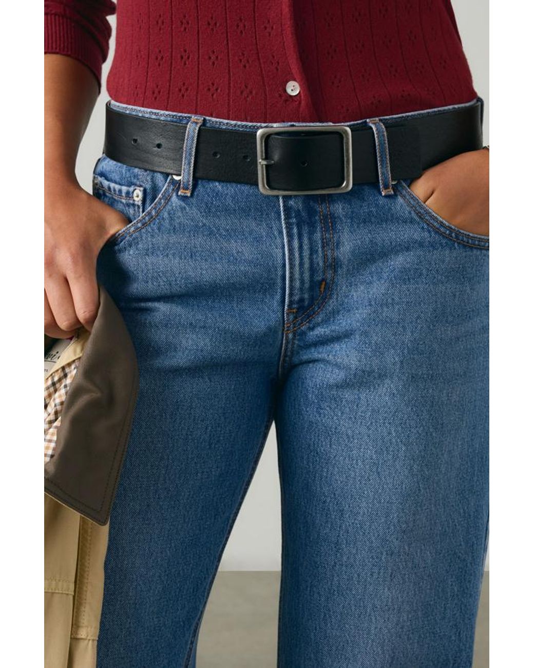 Levi's Blue Noe Wide Belt