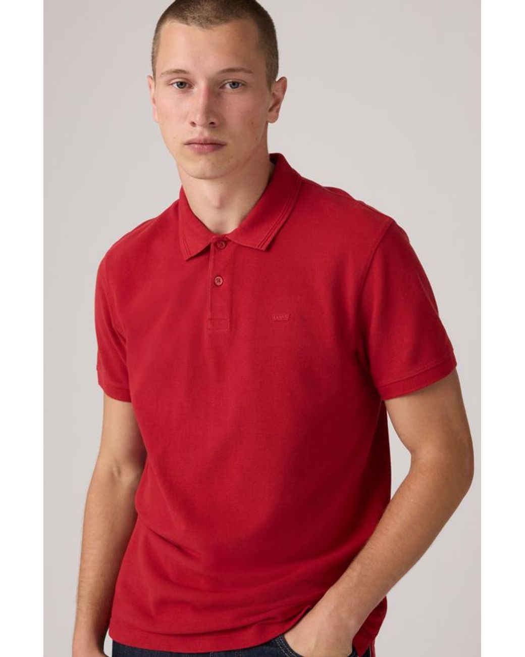 Levi's Red Original Polo for men